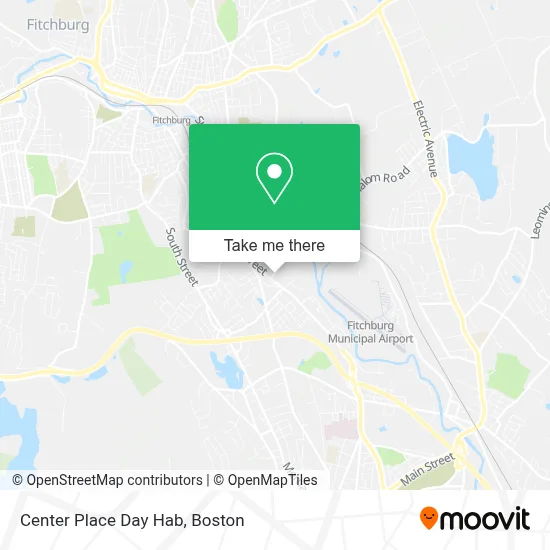 Center Place Day Hab map