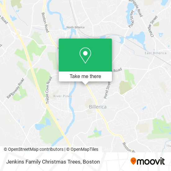 Jenkins Family Christmas Trees map