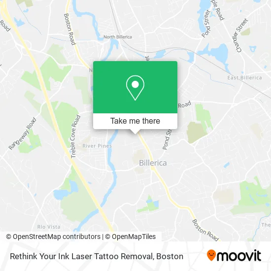 Rethink Your Ink Laser Tattoo Removal map