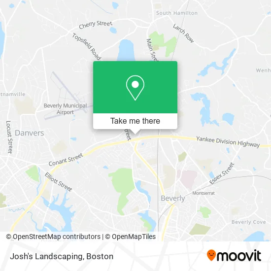 Josh's Landscaping map