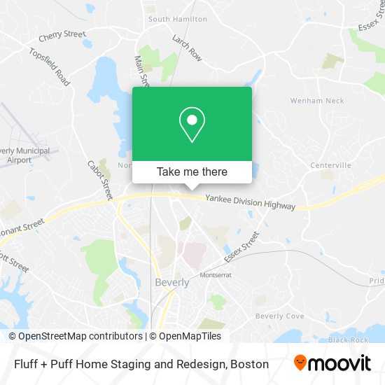 Fluff + Puff Home Staging and Redesign map