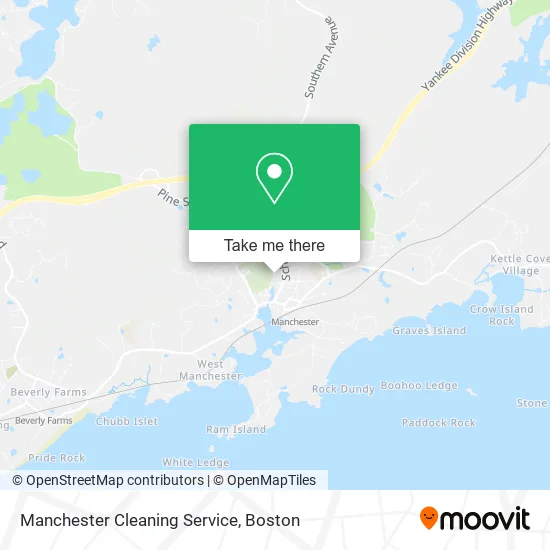 Manchester Cleaning Service map