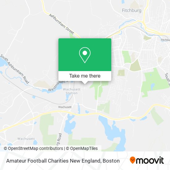 Amateur Football Charities New England map