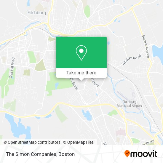 Mapa de The Simon Companies
