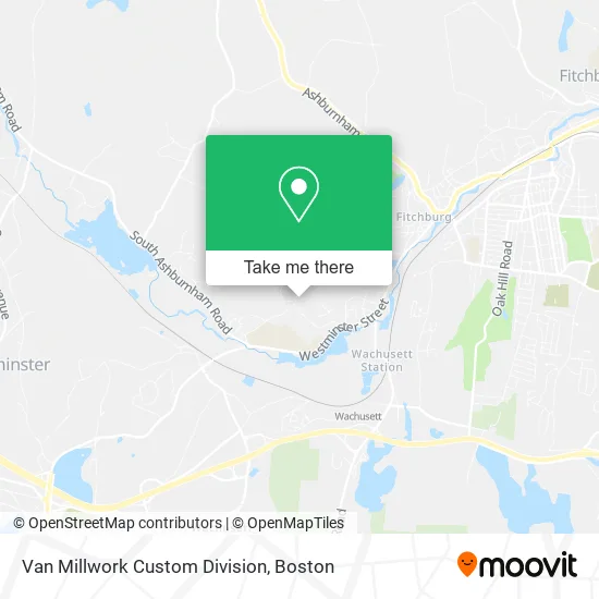 Van Millwork Custom Division map