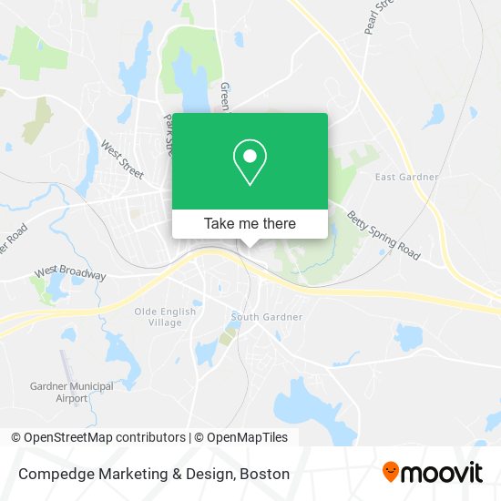 Mapa de Compedge Marketing & Design