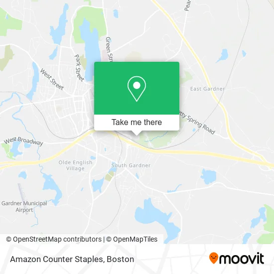 Amazon Counter Staples map