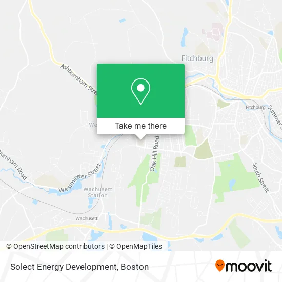Solect Energy Development map