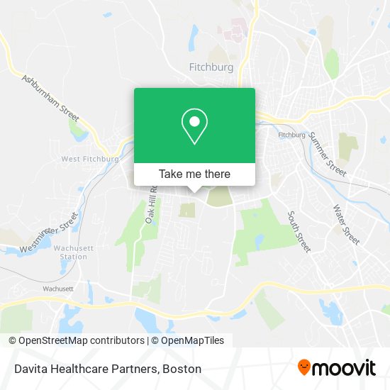 Davita Healthcare Partners map