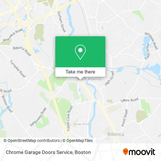 Chrome Garage Doors Service map
