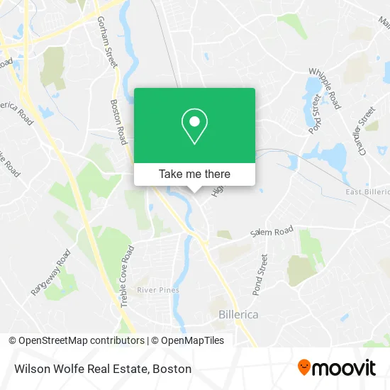 Wilson Wolfe Real Estate map