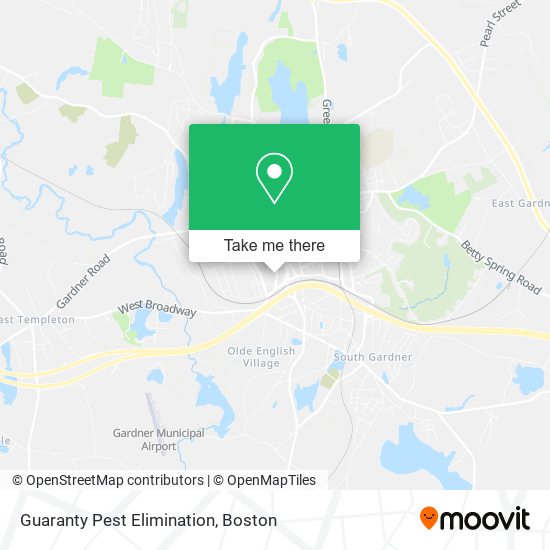 Guaranty Pest Elimination map
