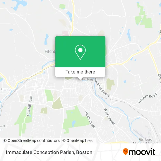 Immaculate Conception Parish map