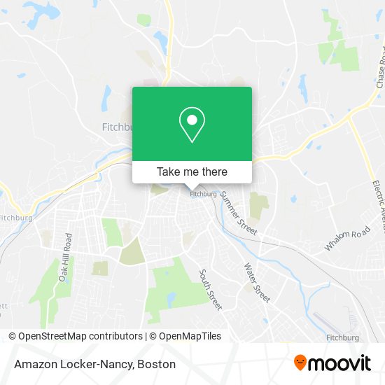 Mapa de Amazon Locker-Nancy