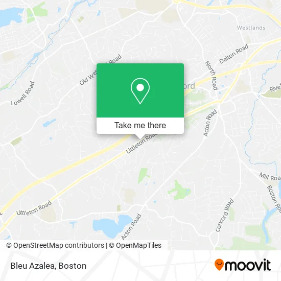 Bleu Azalea map