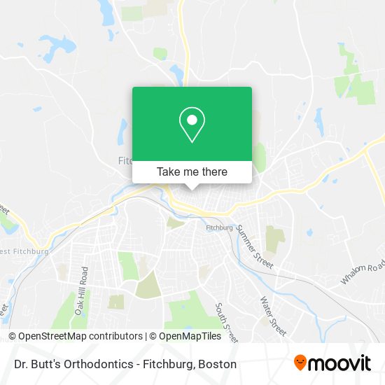 Mapa de Dr. Butt's Orthodontics - Fitchburg