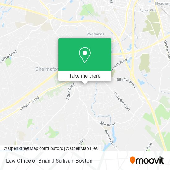 Law Office of Brian J Sullivan map
