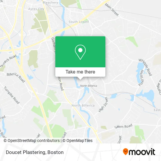Doucet Plastering map