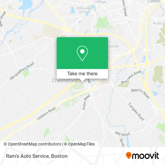 Mapa de Ram's Auto Service