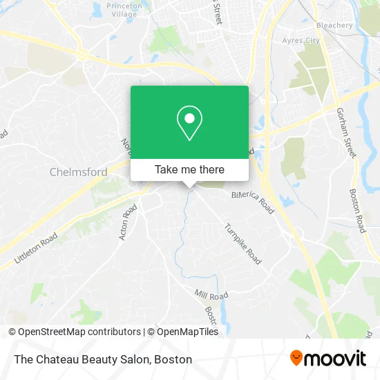 The Chateau Beauty Salon map
