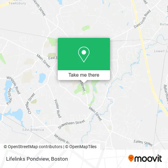 Lifelinks Pondview map