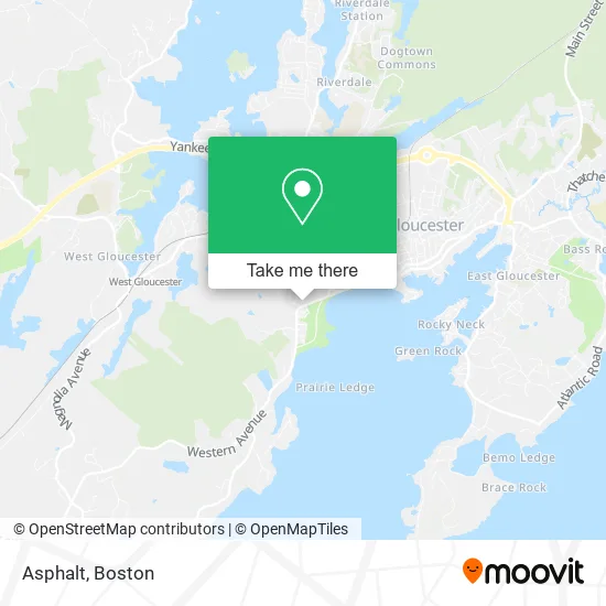 Asphalt map