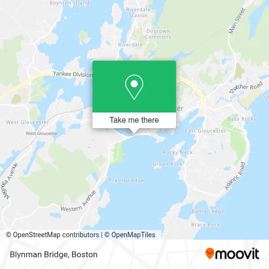 Blynman Bridge map
