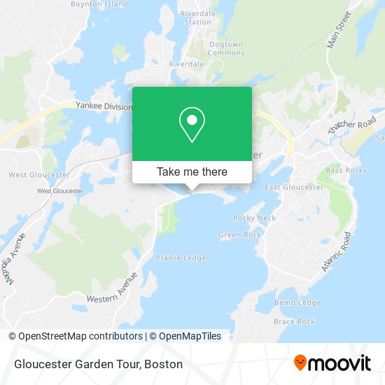 Mapa de Gloucester Garden Tour