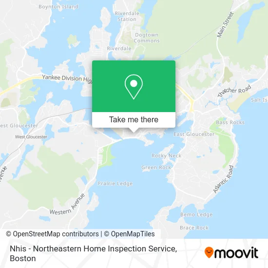 Nhis - Northeastern Home Inspection Service map