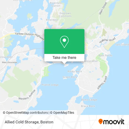 Allied Cold Storage map
