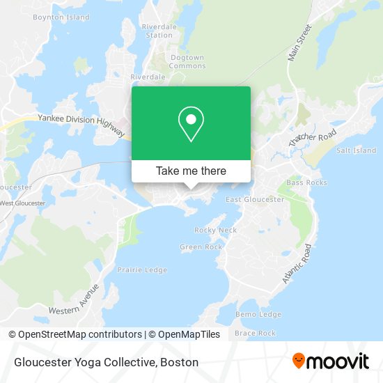 Gloucester Yoga Collective map