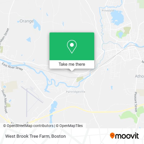 Mapa de West Brook Tree Farm