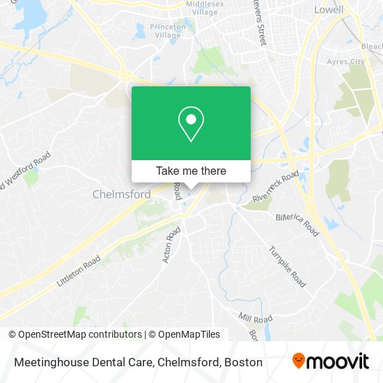 Meetinghouse Dental Care, Chelmsford map