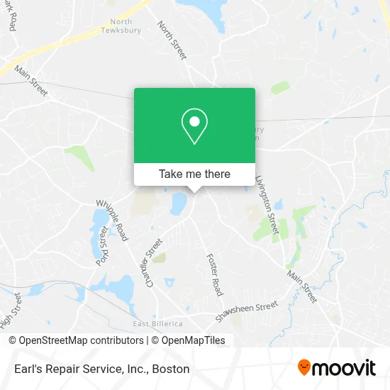 Earl's Repair Service, Inc. map