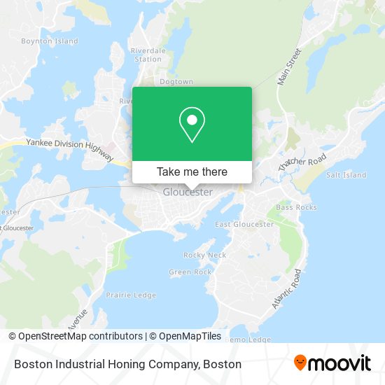 Boston Industrial Honing Company map