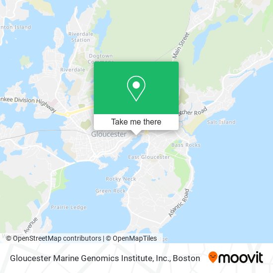 Gloucester Marine Genomics Institute, Inc. map