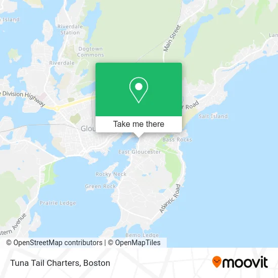 Tuna Tail Charters map