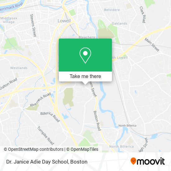 Dr. Janice Adie Day School map