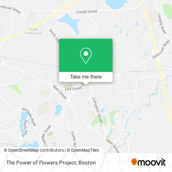 The Power of Flowers Project map
