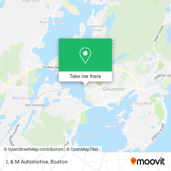 L & M Automotive map