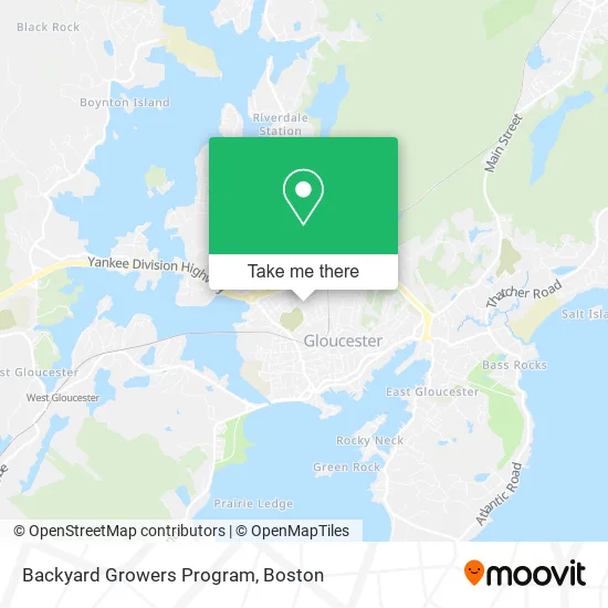 Backyard Growers Program map