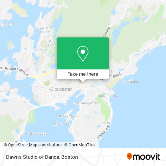 Dawn's Studio of Dance map