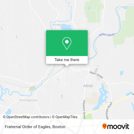 Fraternal Order of Eagles map