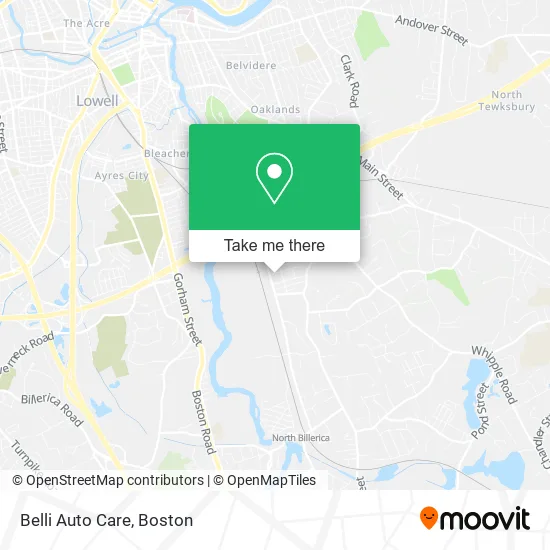 Belli Auto Care map