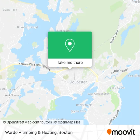 Warde Plumbing & Heating map