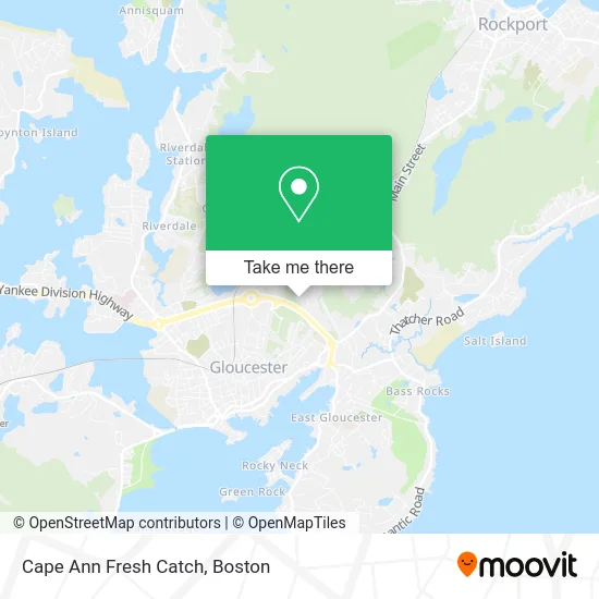 Cape Ann Fresh Catch map
