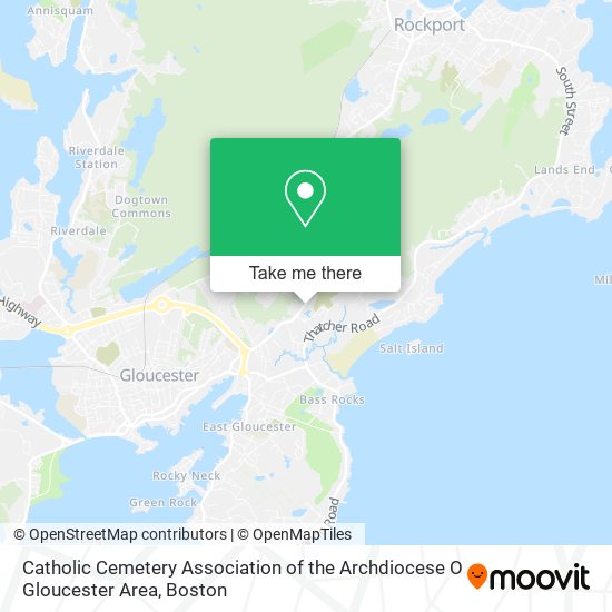 Catholic Cemetery Association of the Archdiocese O Gloucester Area map