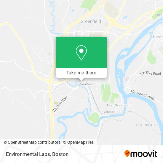 Environmental Labs map