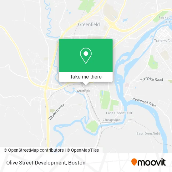 Olive Street Development map