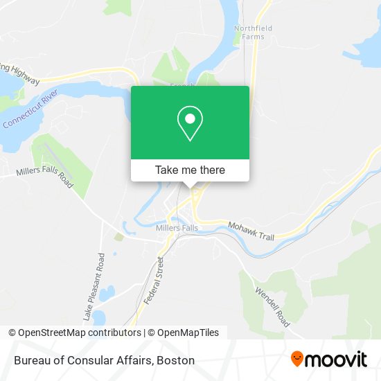 Bureau of Consular Affairs map